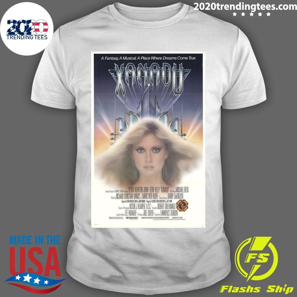 Olivia Newton-John A Fantasy, A Musical, A Place Where Dreams Come True Xanadu Shirt