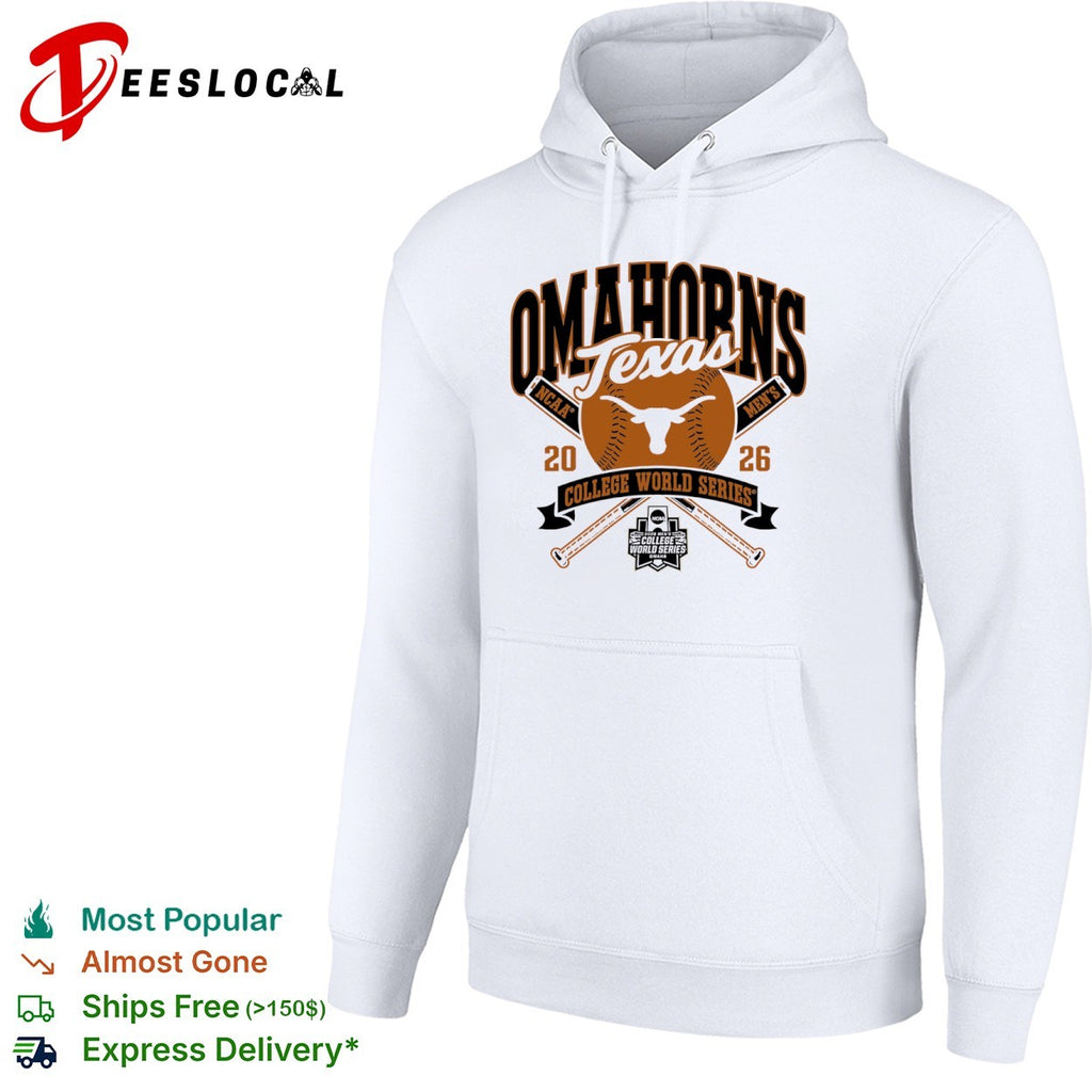 Omahorns Texas Longhorns 2026 NCAA College World Series shirt