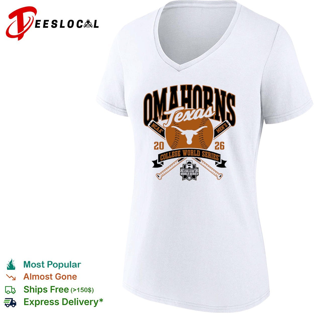 Omahorns Texas Longhorns 2026 NCAA College World Series shirt