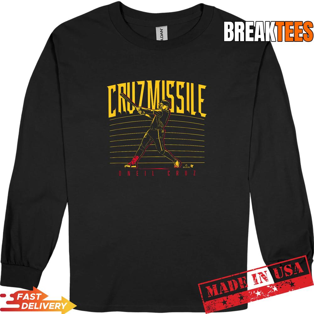 Oneil Cruz Hitting Missile Pittsburgh Baseball Shirt