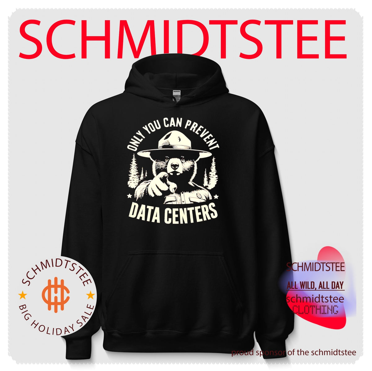 Only You Can Prevent Data Centers Smokey Bear shirt