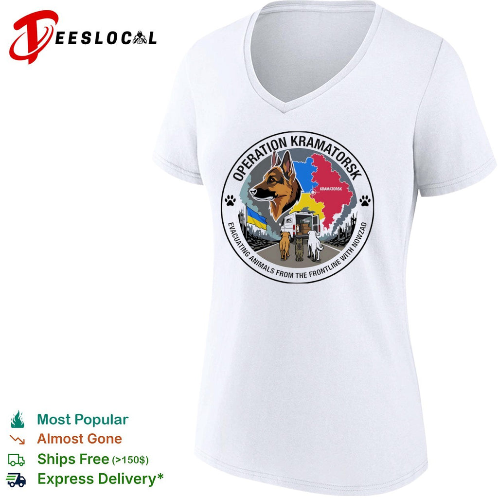 Operation Kramatorsk Evacuating Animals from the Frontline with Nowzad shirt