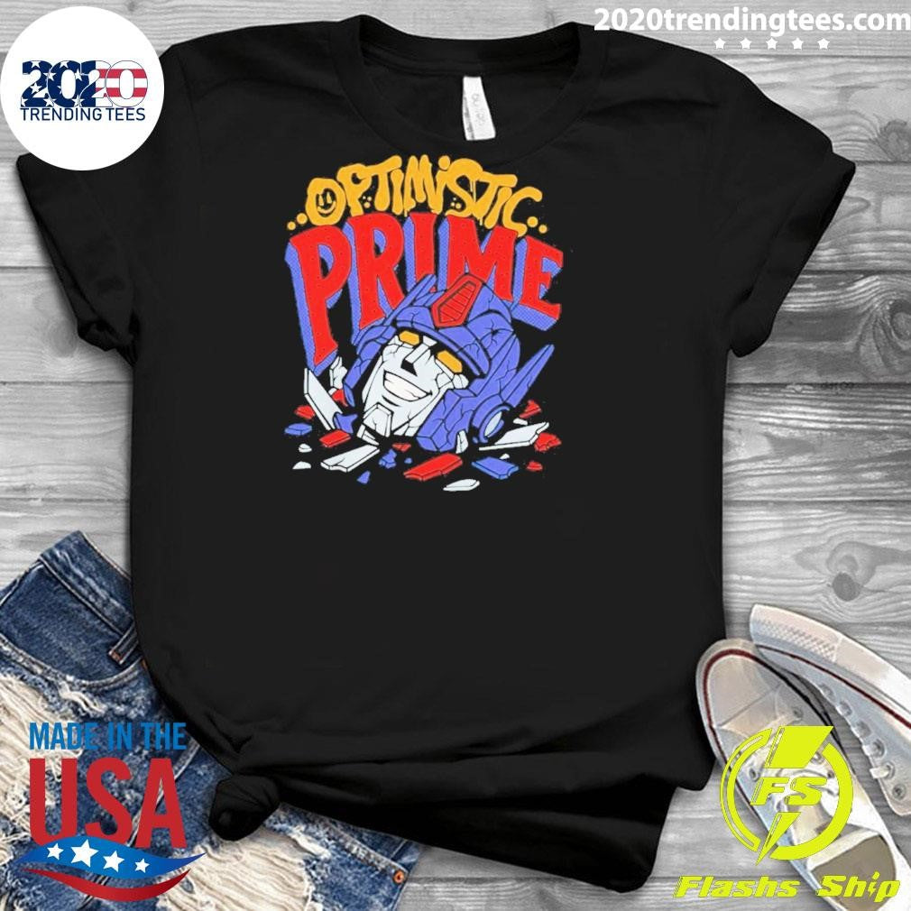Optimus Prime Transformers Head Cartoon Shirt