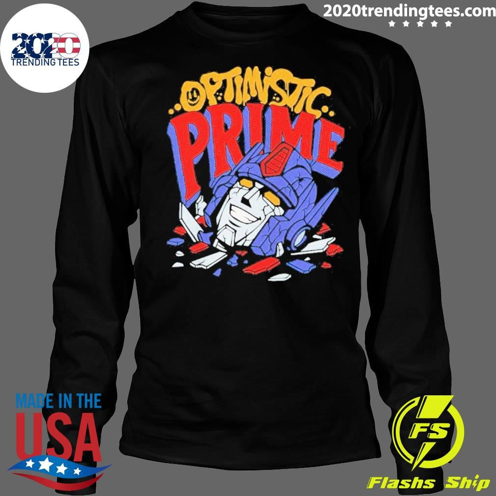 Optimus Prime Transformers Head Cartoon Shirt
