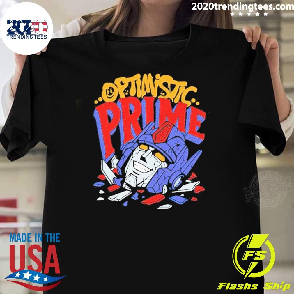Optimus Prime Transformers Head Cartoon Shirt