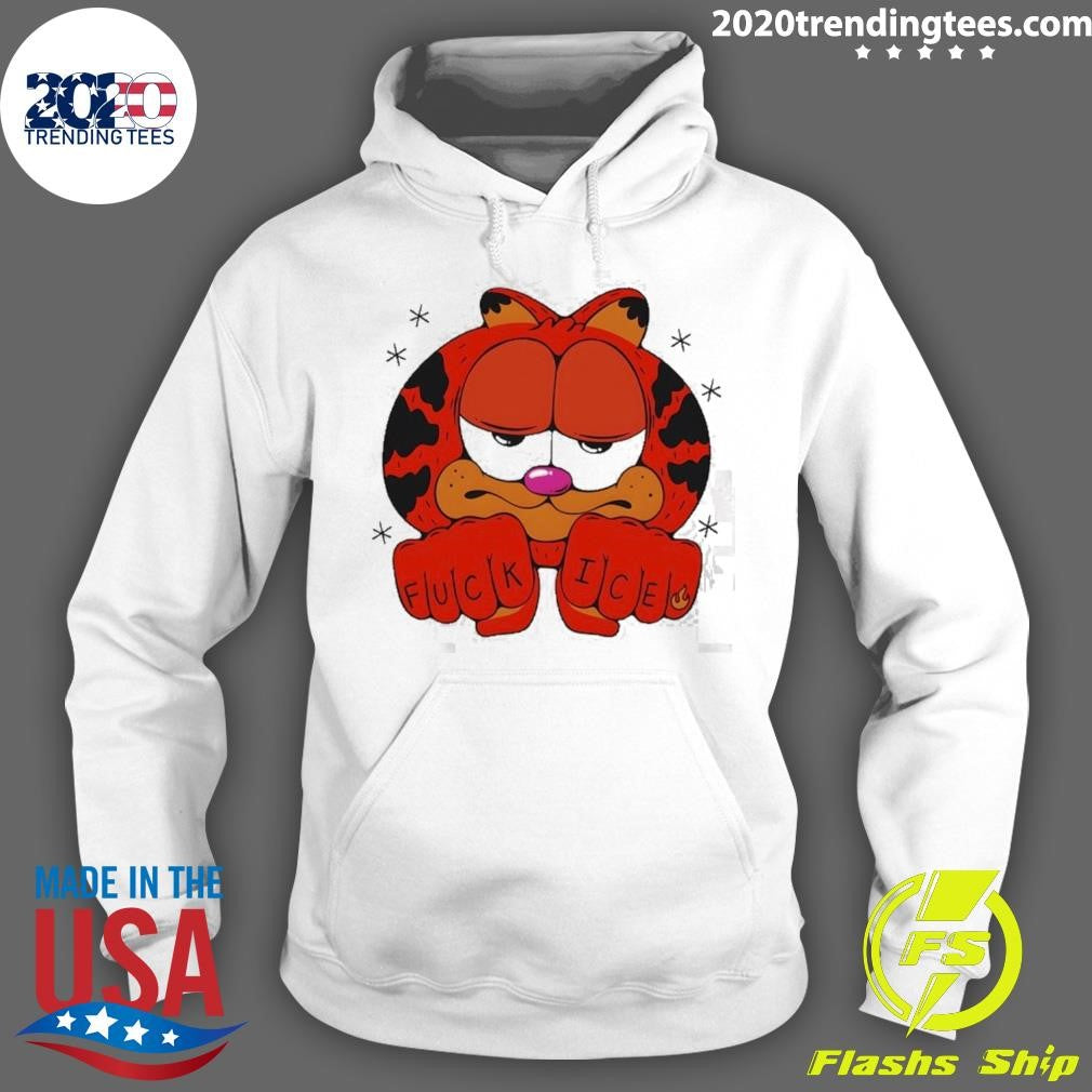 Orange Cat Fuck Ice Funny Meme Shirt