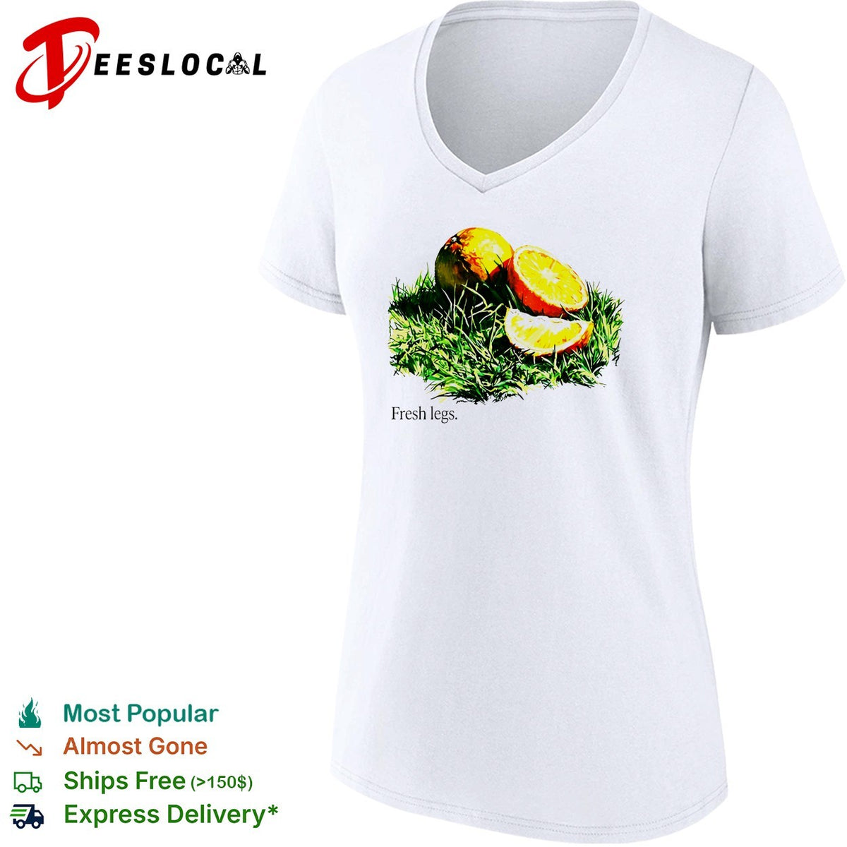 Orange fresh legs shirt