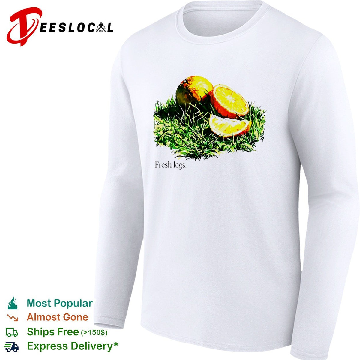 Orange fresh legs shirt