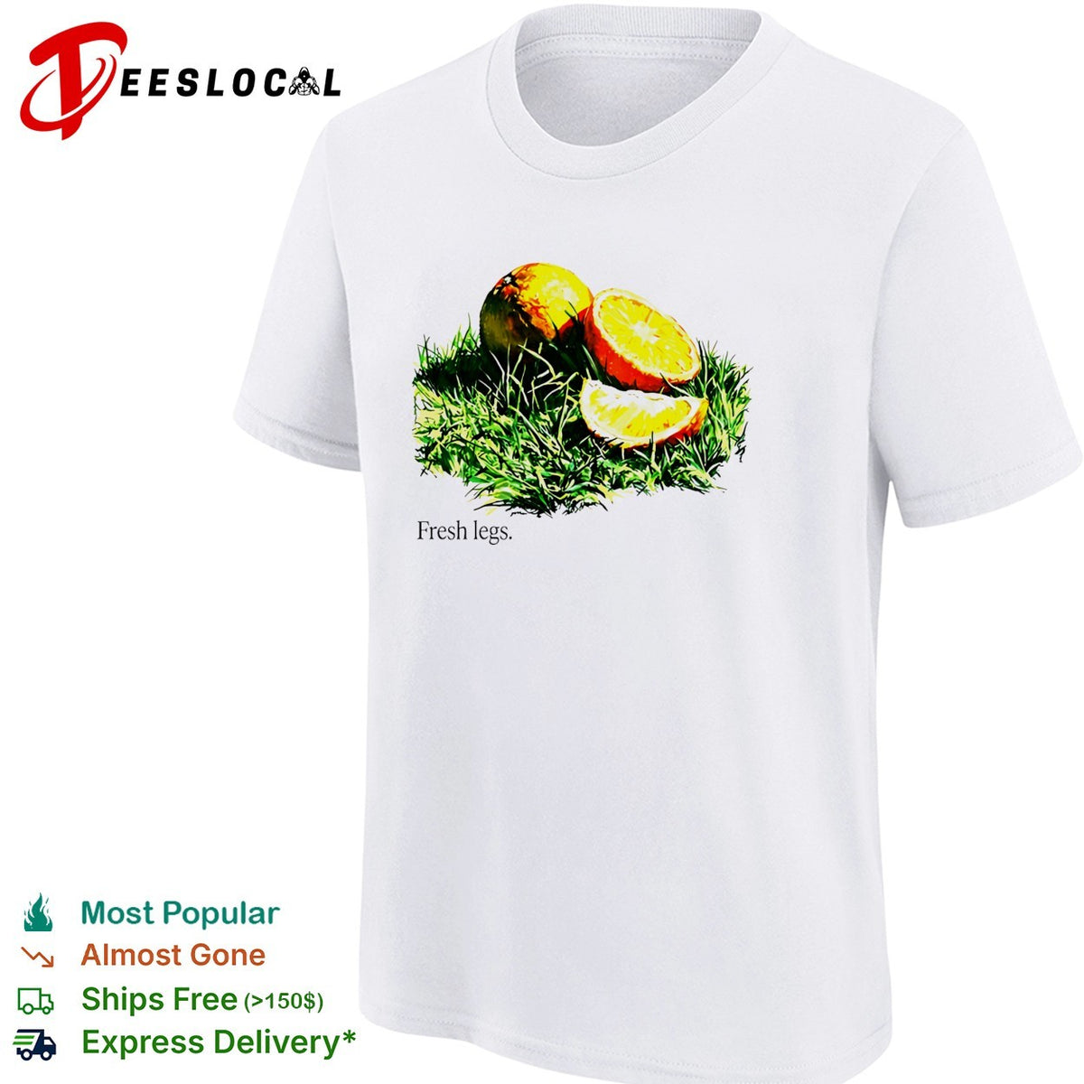 Orange fresh legs shirt