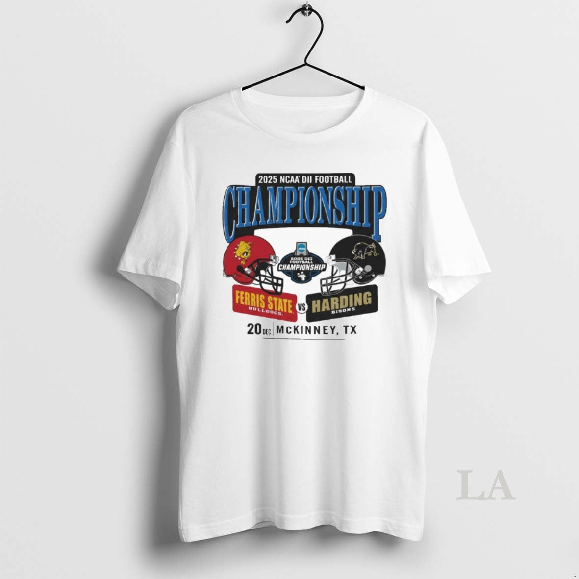 Original 2025 Ncaa Division Ii Football Championship Ferris State Bulldogs Vs Harding Bisons 20 Dec