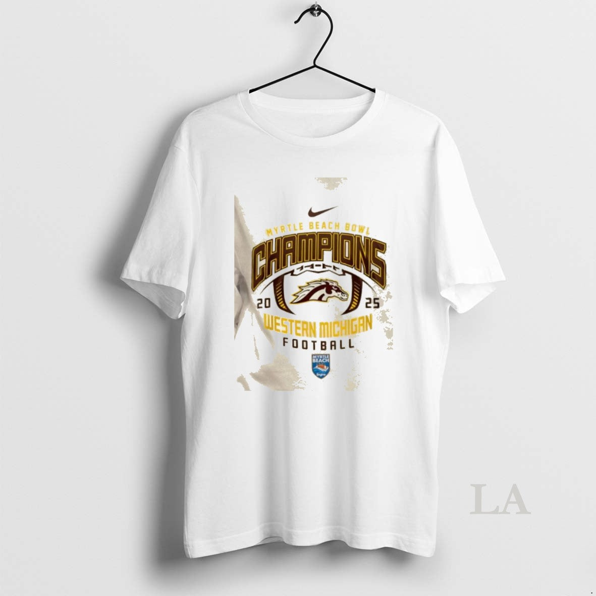 Original 2025 Ncaa Myrtle Beach Bowl Champions Western Michigan Broncos 2 Sided