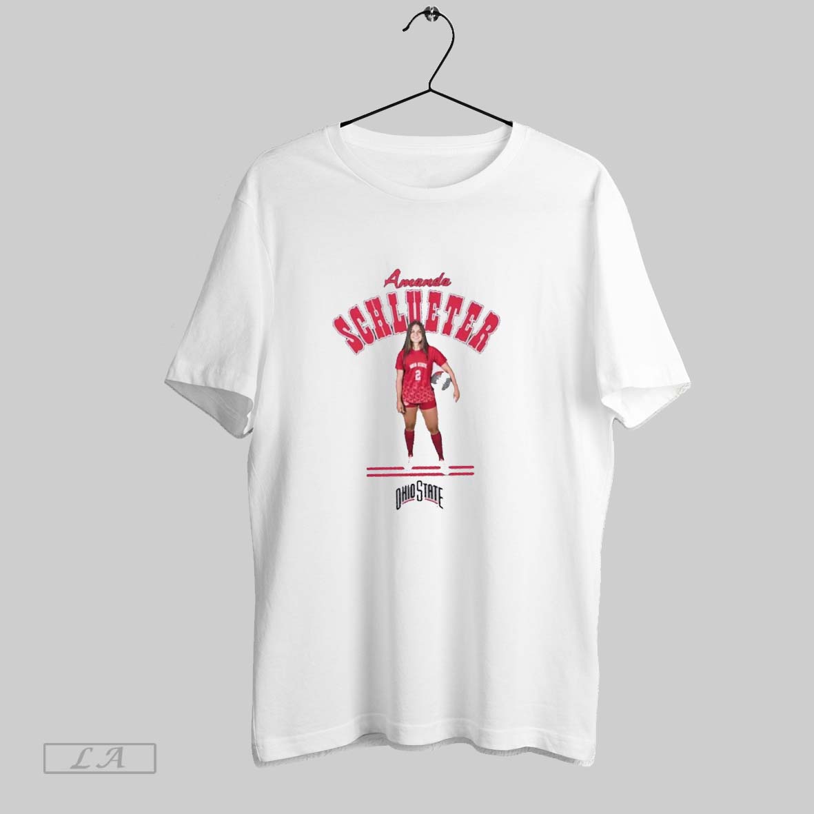 Original Amanda Schlueter Illustrated Ohio State Soccer T-Shirts, Hoodie, Sweatshirt | InkPulseShop.com