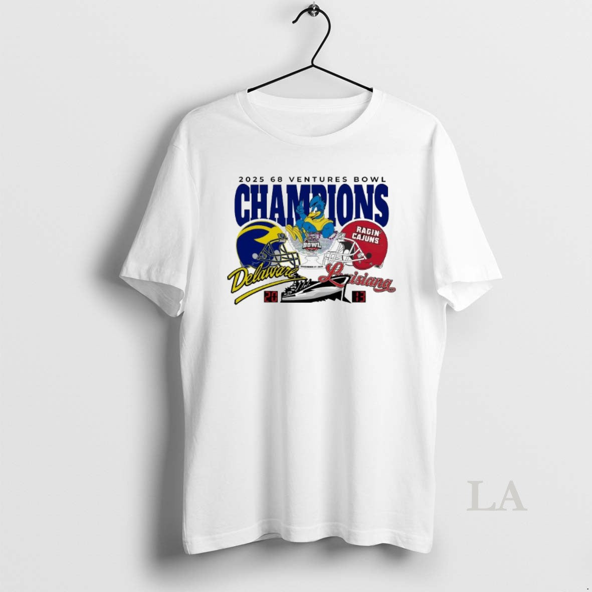 Original Delaware Fightin Blue Hens Winner 20 13 Louisiana Ragin Cajuns 2025 68 Ventures Bowl