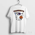 Original Halloween Ghost Minnesota Vikings Football Flag Pumpkin Ladies