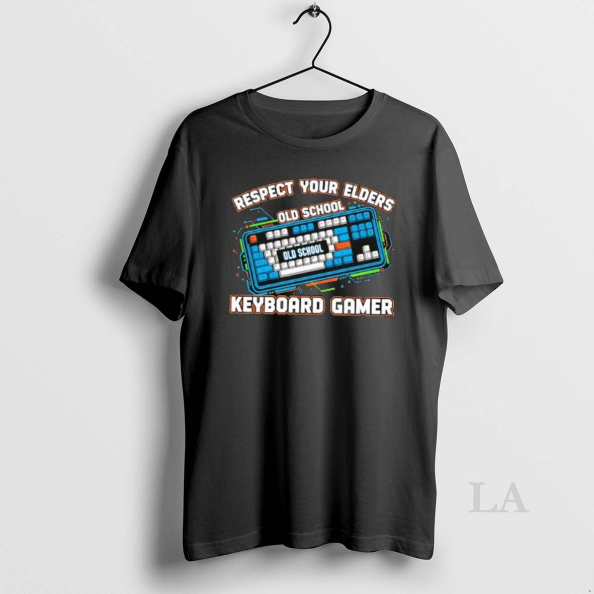 Original Respect Your Elders Old School Keyboard Gamer