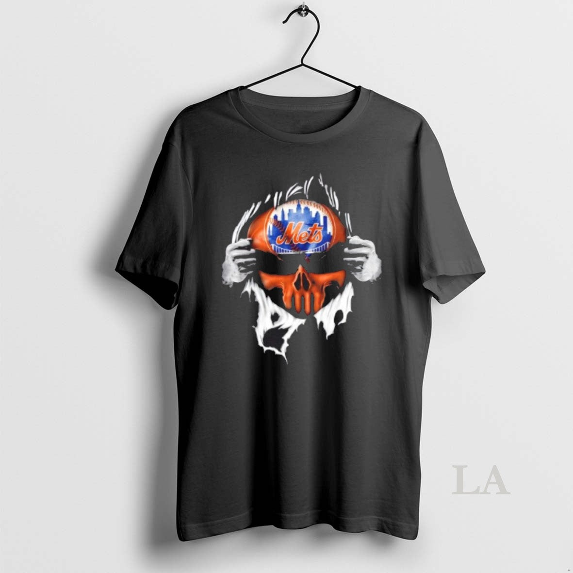Original Ripped From The Chest Skull Deep New York Mets Till The Grave