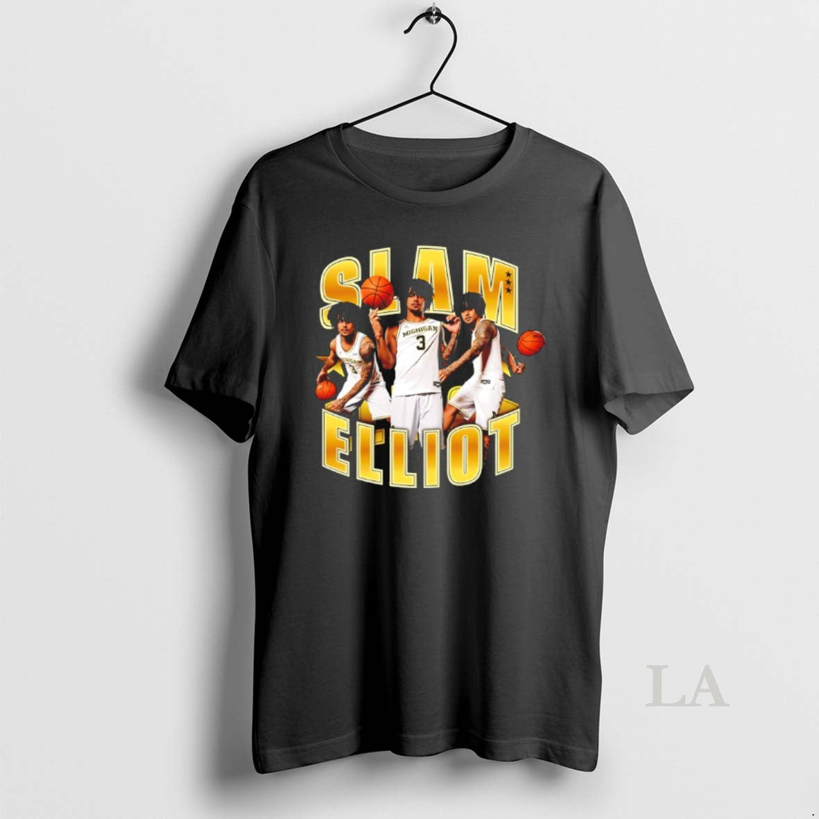 Original Slam Elliot Cadeau Michigan Wolverines Basketball Graphic