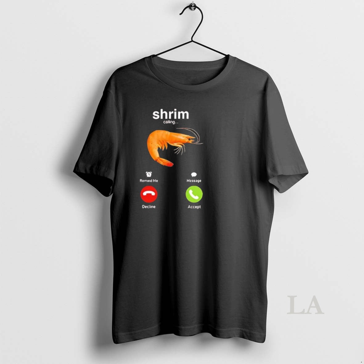 Original Shrimp Calling Phone Screen Decline Or Accept