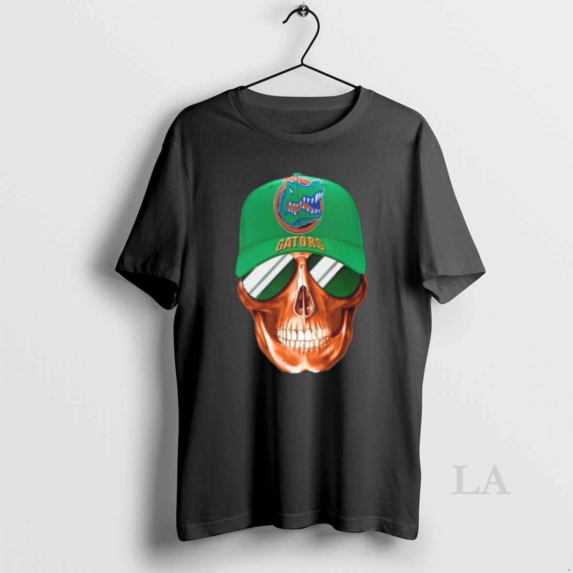 Original Skull Wearing A Cap And Smile Florida Gators Fans
