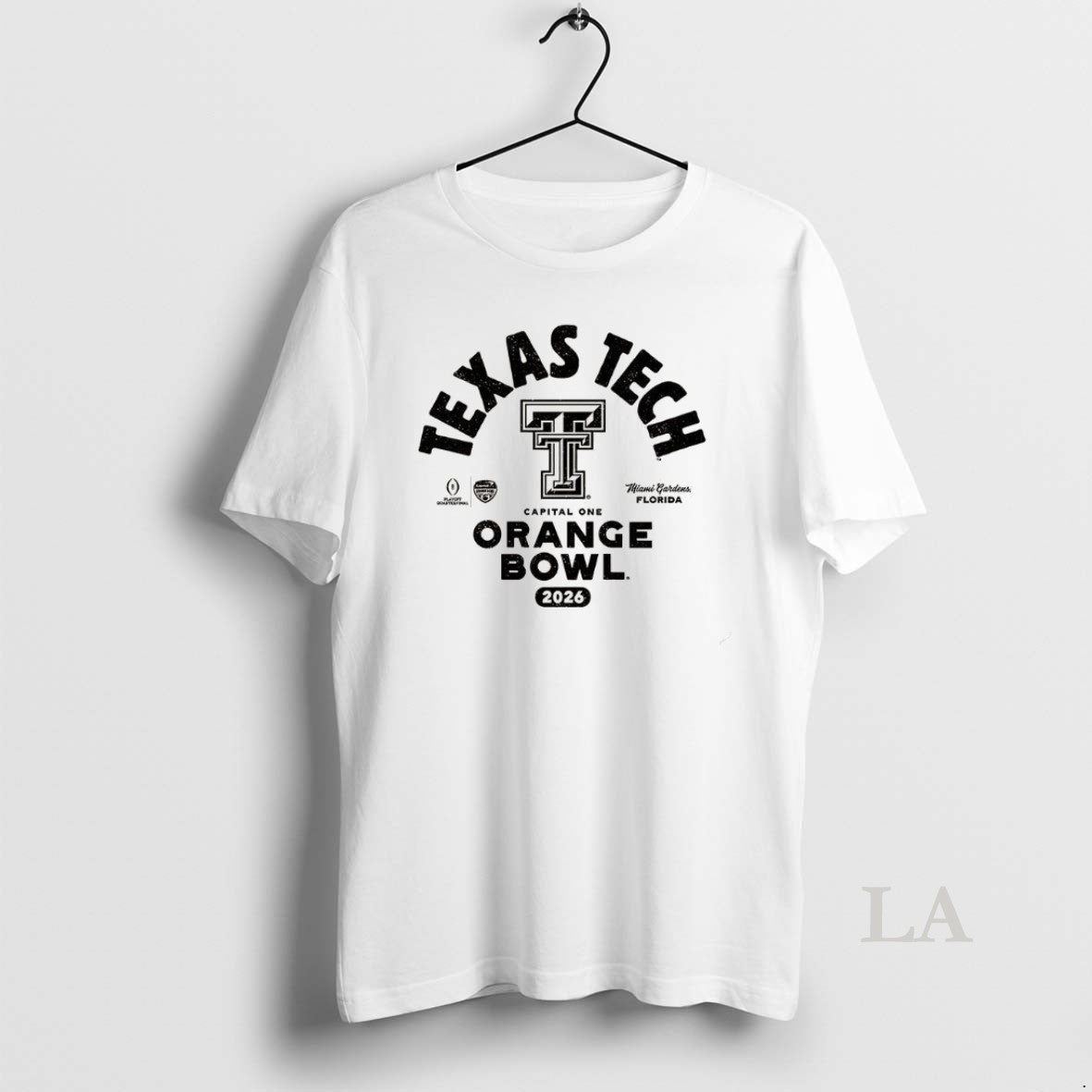 Original Texas Tech Red Raiders College Football Playoff 2026 Capital One Orange Bowl Bound Logo