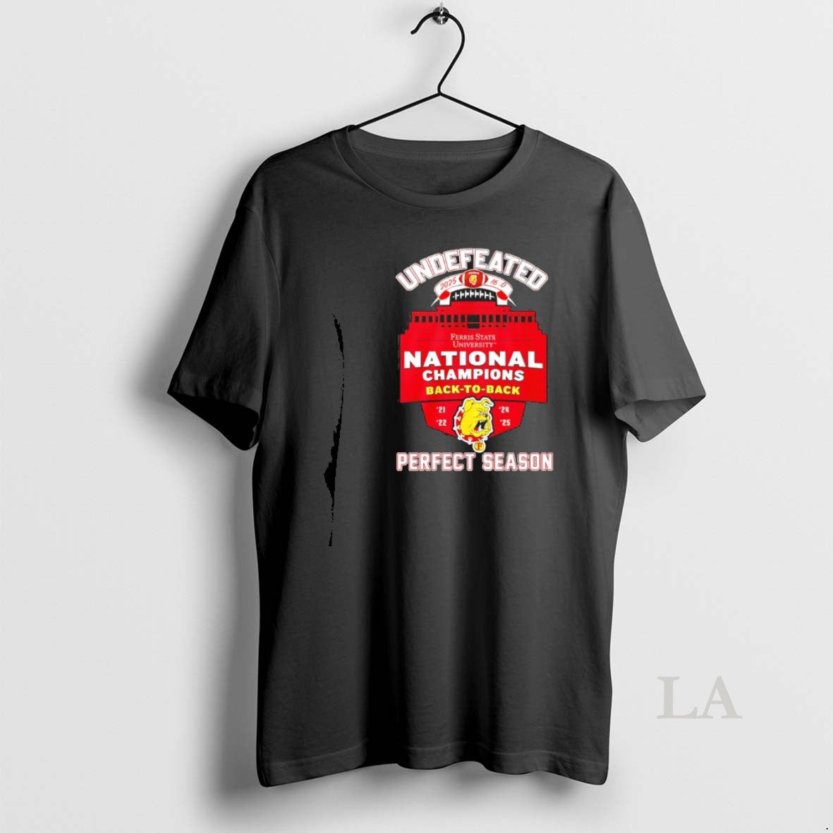 Original Undefeated Ferris State Bulldogs 2025 National Champions Back To Back Perfect Season