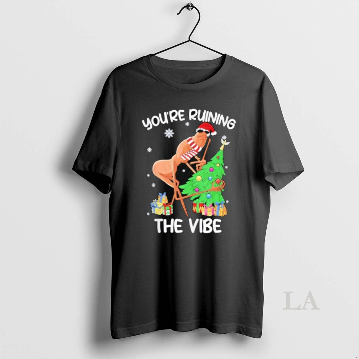 Original Youre Ruining The Vibe Christmas Marcus The Worm Xmas