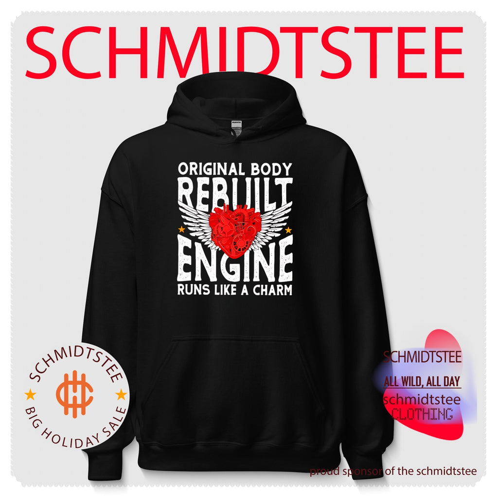 Original body rebuilt engine runs like a charm winged mechanical heart shirt