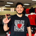 Original body rebuilt engine runs like a charm winged mechanical heart shirt