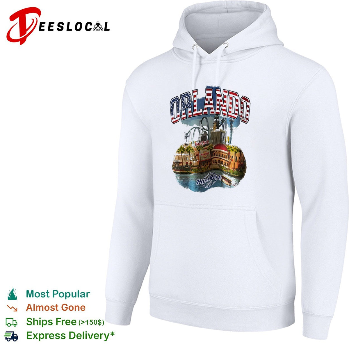 Orlando Hard Rock Cafe skyline shirt
