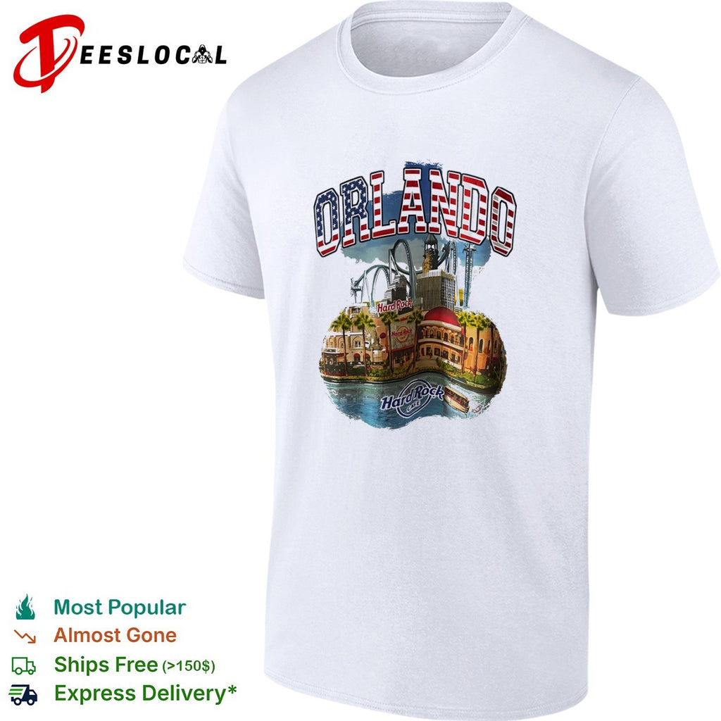 Orlando Hard Rock Cafe skyline shirt