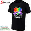 Orlando United 10 years anniversary rainbow heart LGBTQ community memorial shirt