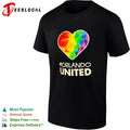 Orlando United Heart Rainbow Symbol LGBT Pride Awareness shirt