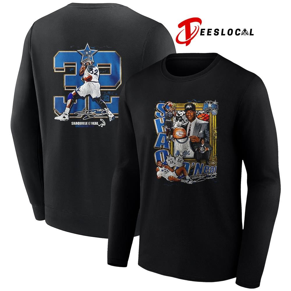 OrlandoMagicShaquilleO’Neal32signatureposeshirt