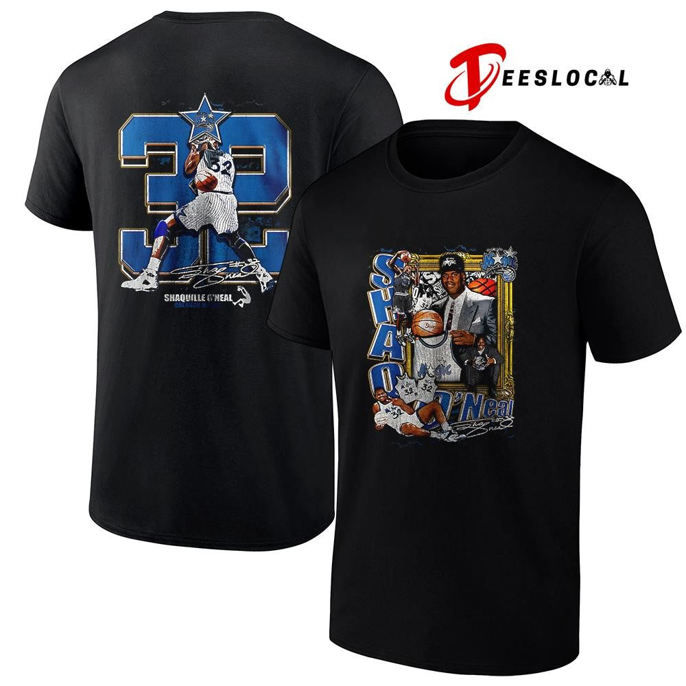 OrlandoMagicShaquilleO’Neal32signatureposeshirt
