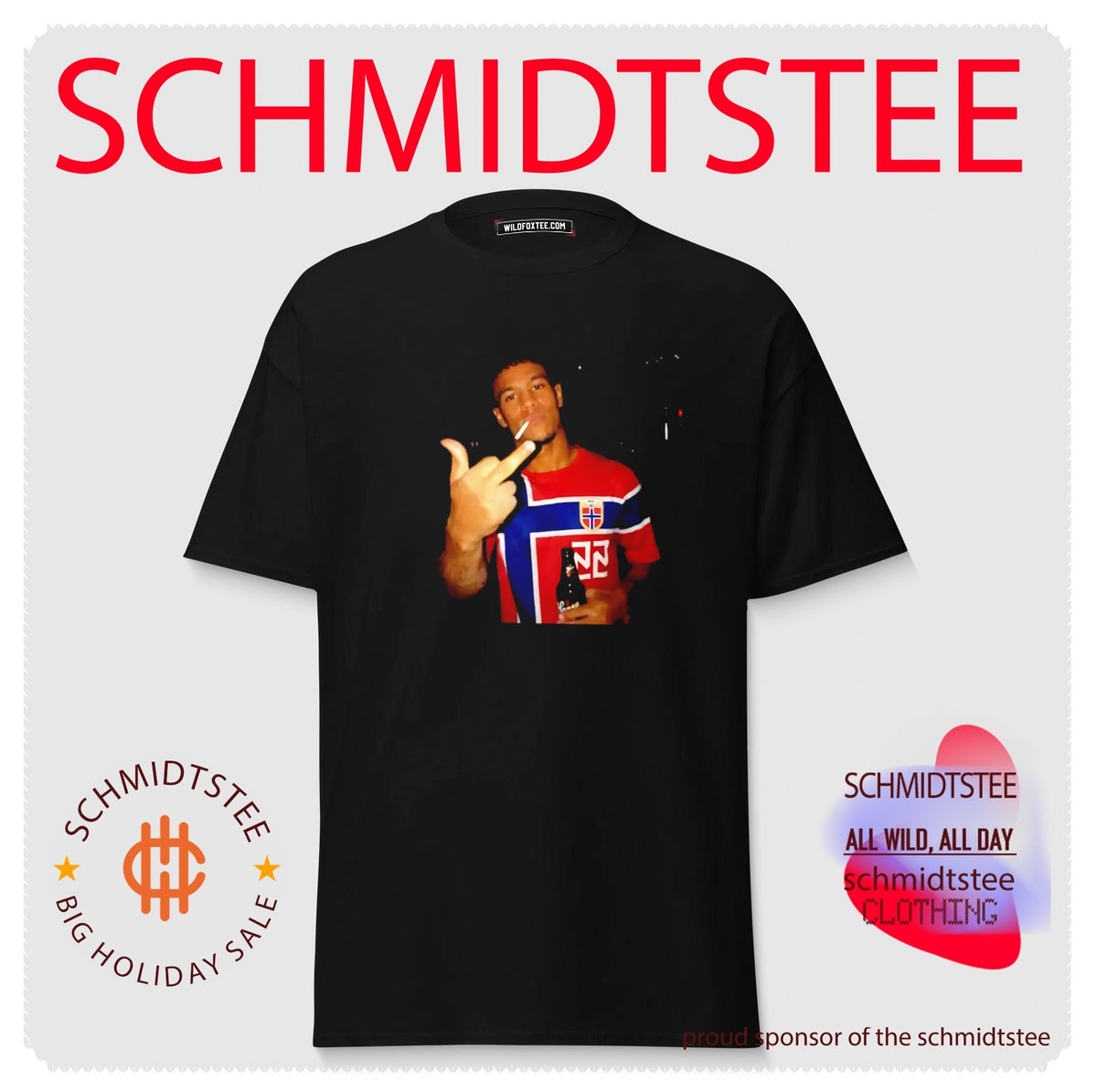 Oscar Bobb Norway National Football Team middle finger shirt