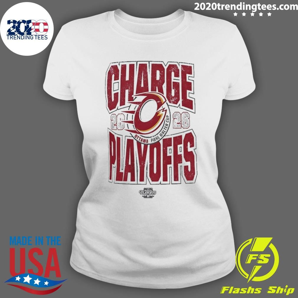Ottawa Charge Women’s Hockey2026 Walter Cup Playoffs Shirt