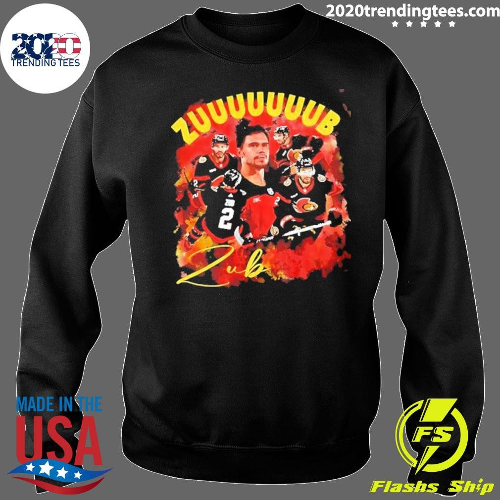 Ottawa Senators Artem Zub Zuuub Sens Collage Graphic Shirt