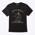 Outta Spells But Not Outta Shells Wizard Fantasy Meme T Shirt