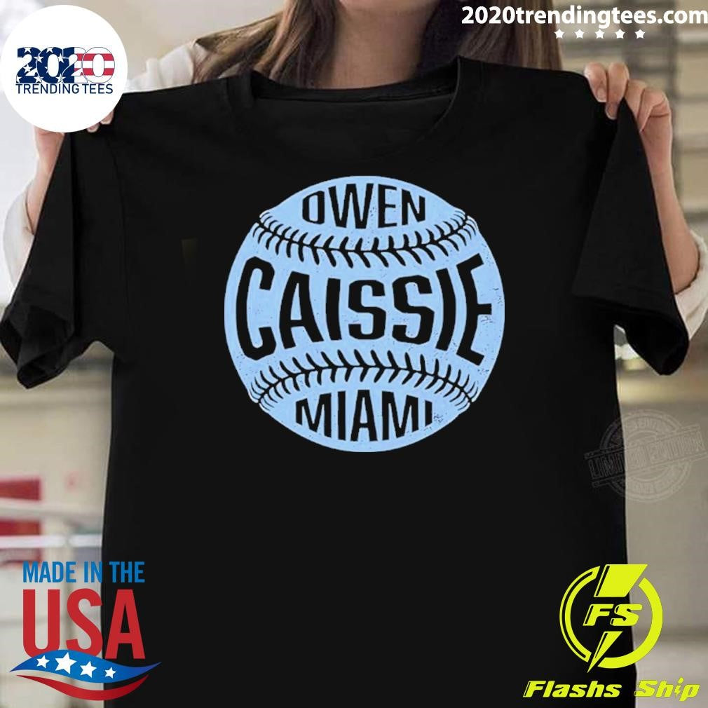 Owen Caissie Miami Marlins Baseball Vintage Shirt