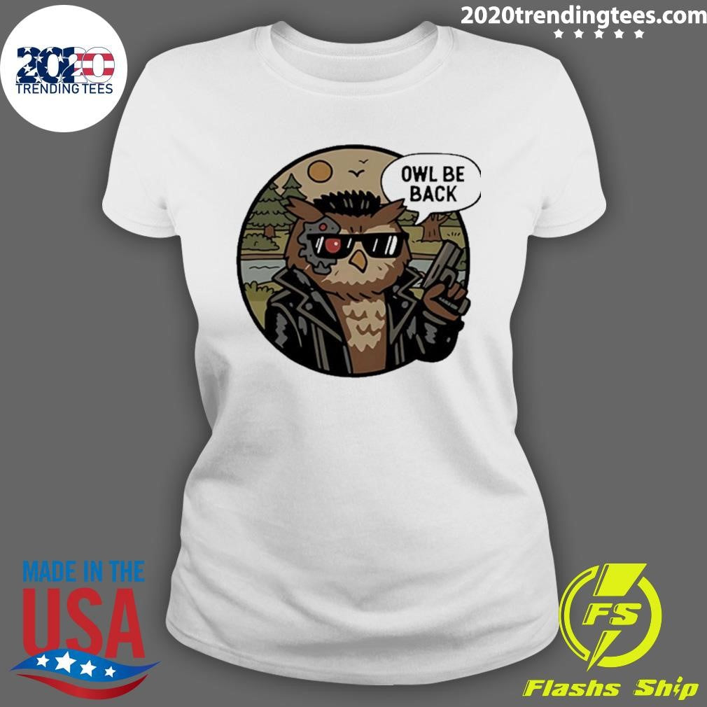 Owl Be Back Art Shirt