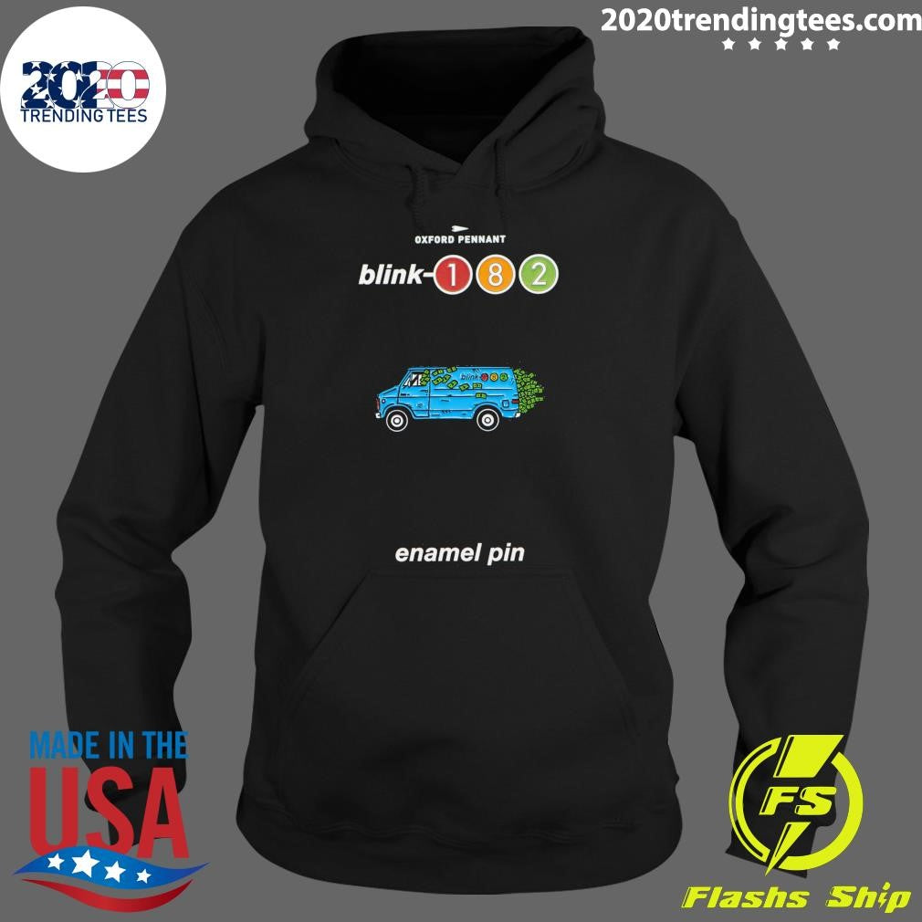 Oxford Pennant Blink-182 Van Enamel Pin Shirt