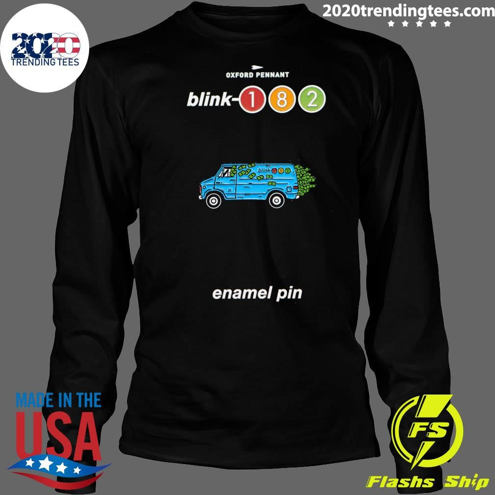 Oxford Pennant Blink-182 Van Enamel Pin Shirt