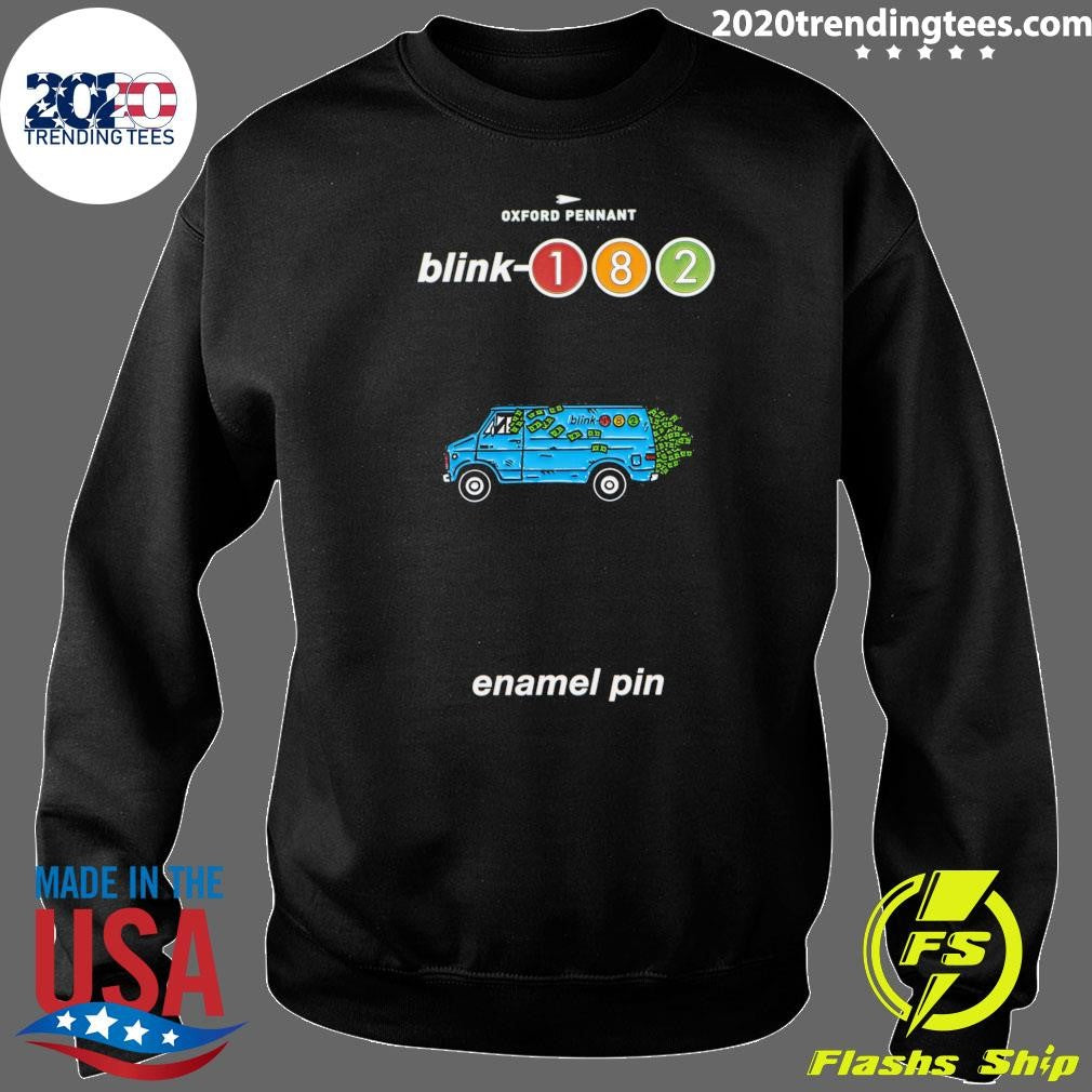 Oxford Pennant Blink-182 Van Enamel Pin Shirt
