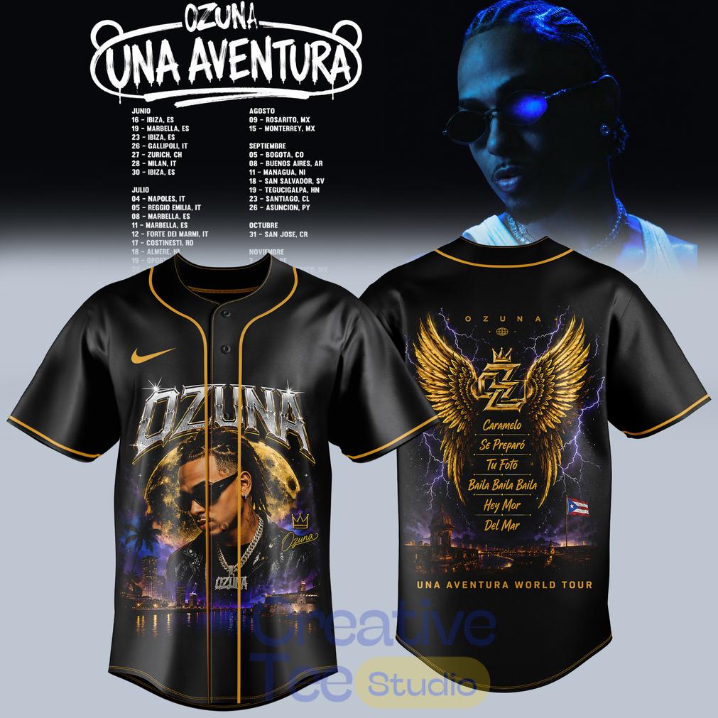 Ozuna Una Aventura World Tour Baseball Jersey