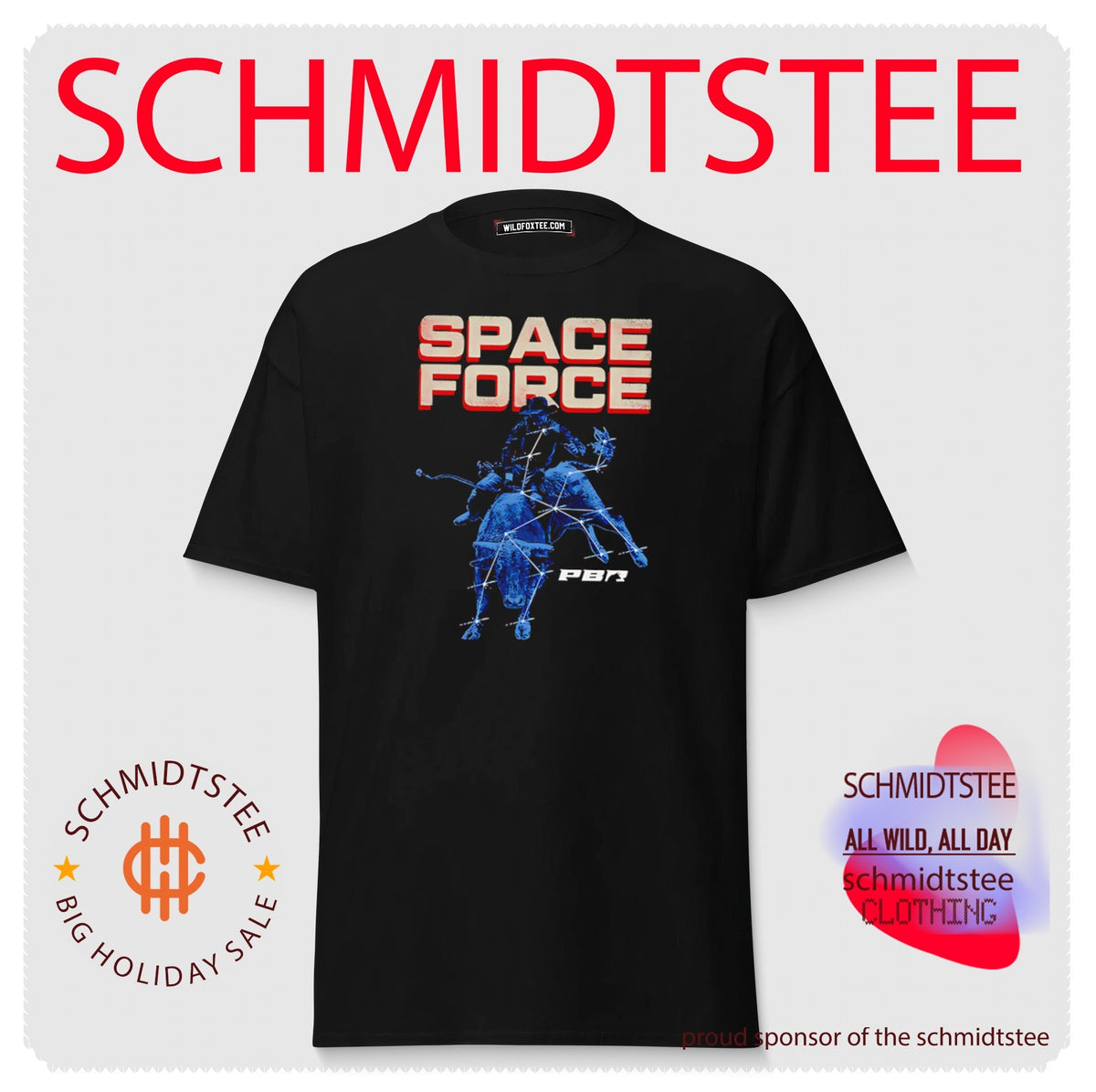 PBR Space Force Online Exclusive graphic shirt