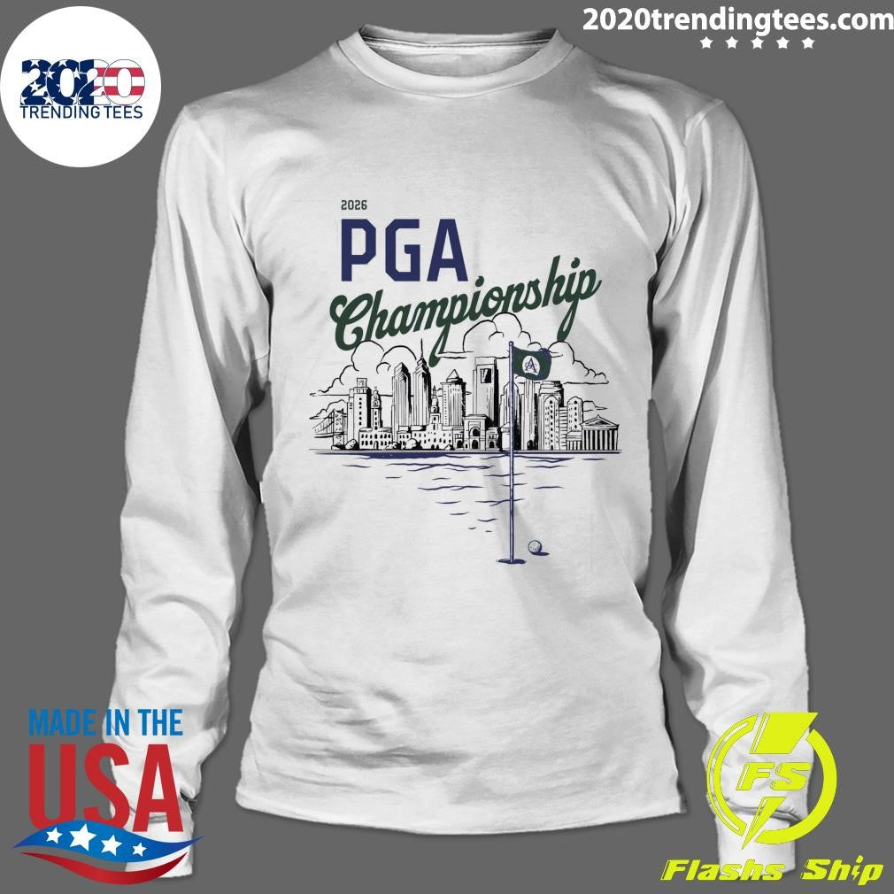PGA Championship x Barstool Golf Philadelphia Skyline Tee Shirt