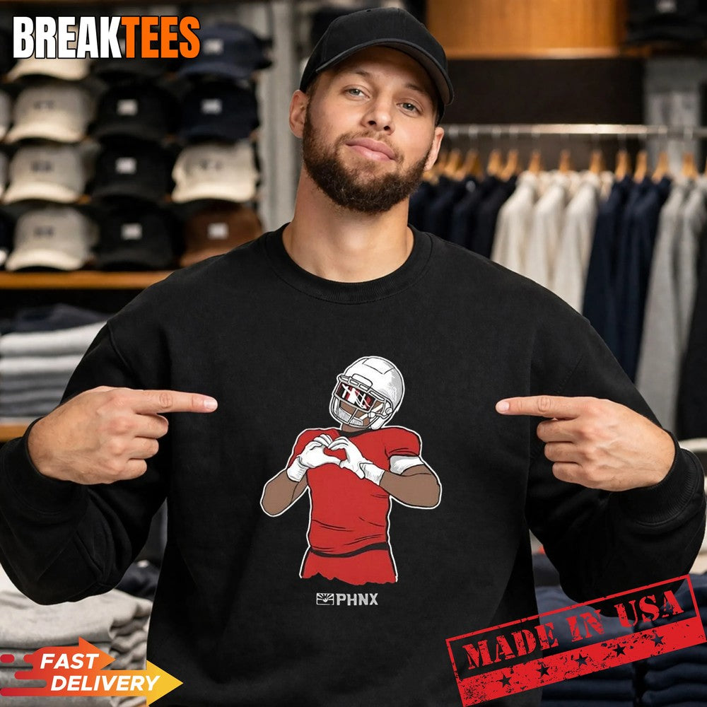 PHNX football heart hand sign T-Shirt