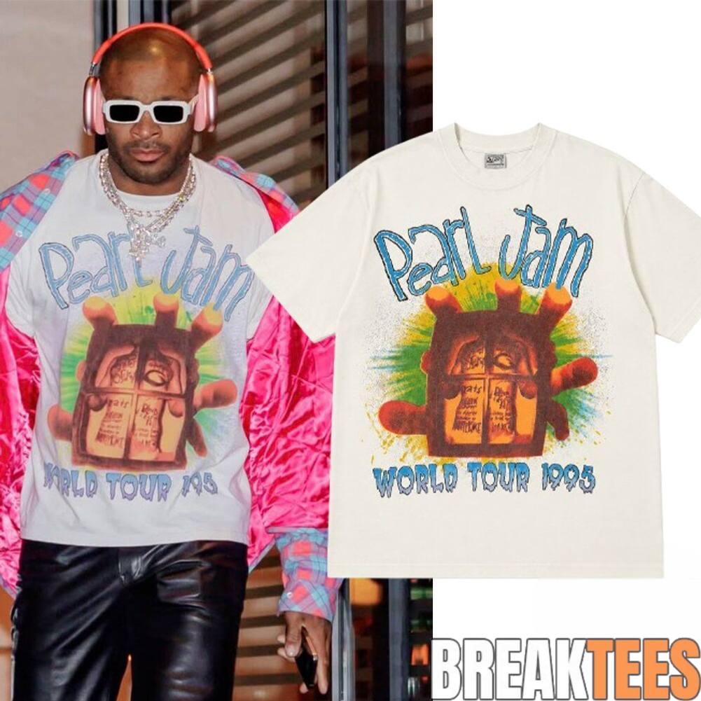 PJ Tucker Pearl Jam 1995 World Tour T-Shirt