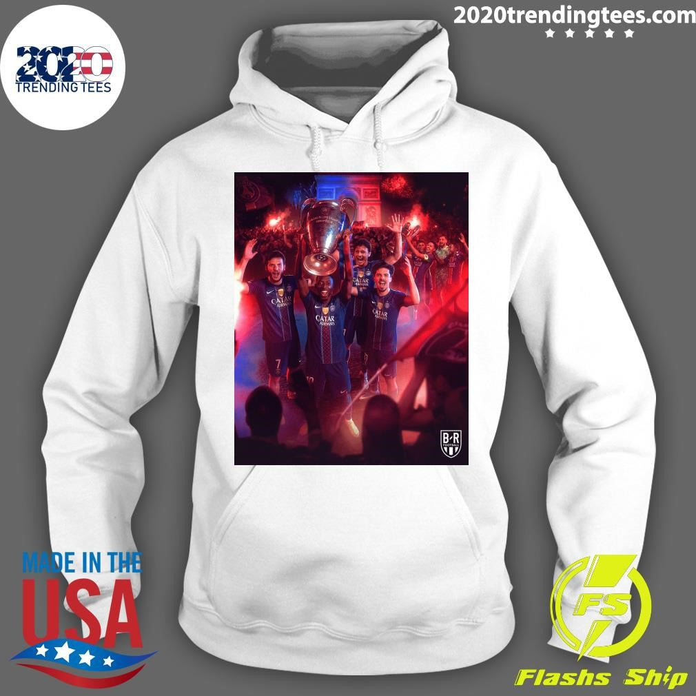 PSG Win Their Second Consecutive Champions League Title Shirt