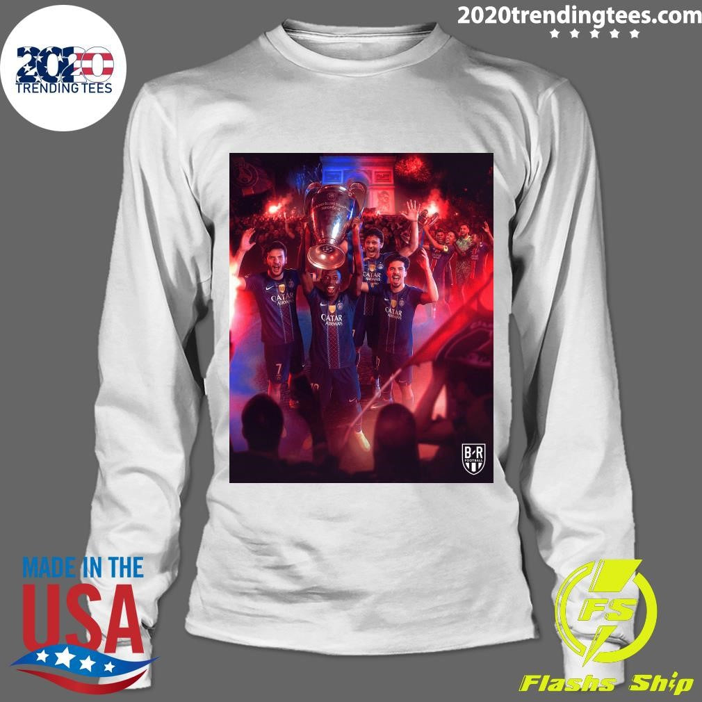 PSG Win Their Second Consecutive Champions League Title Shirt